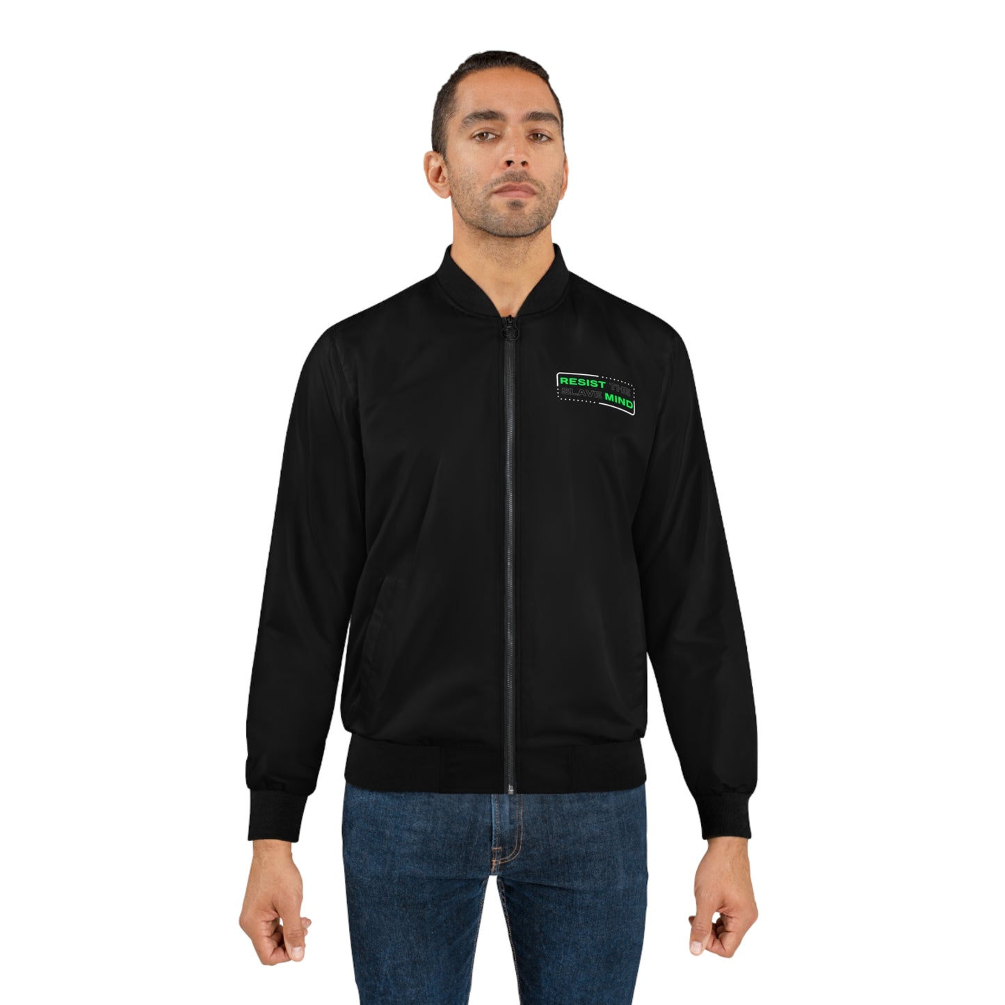Resist The Slave Mind Men's Bomber Jacket