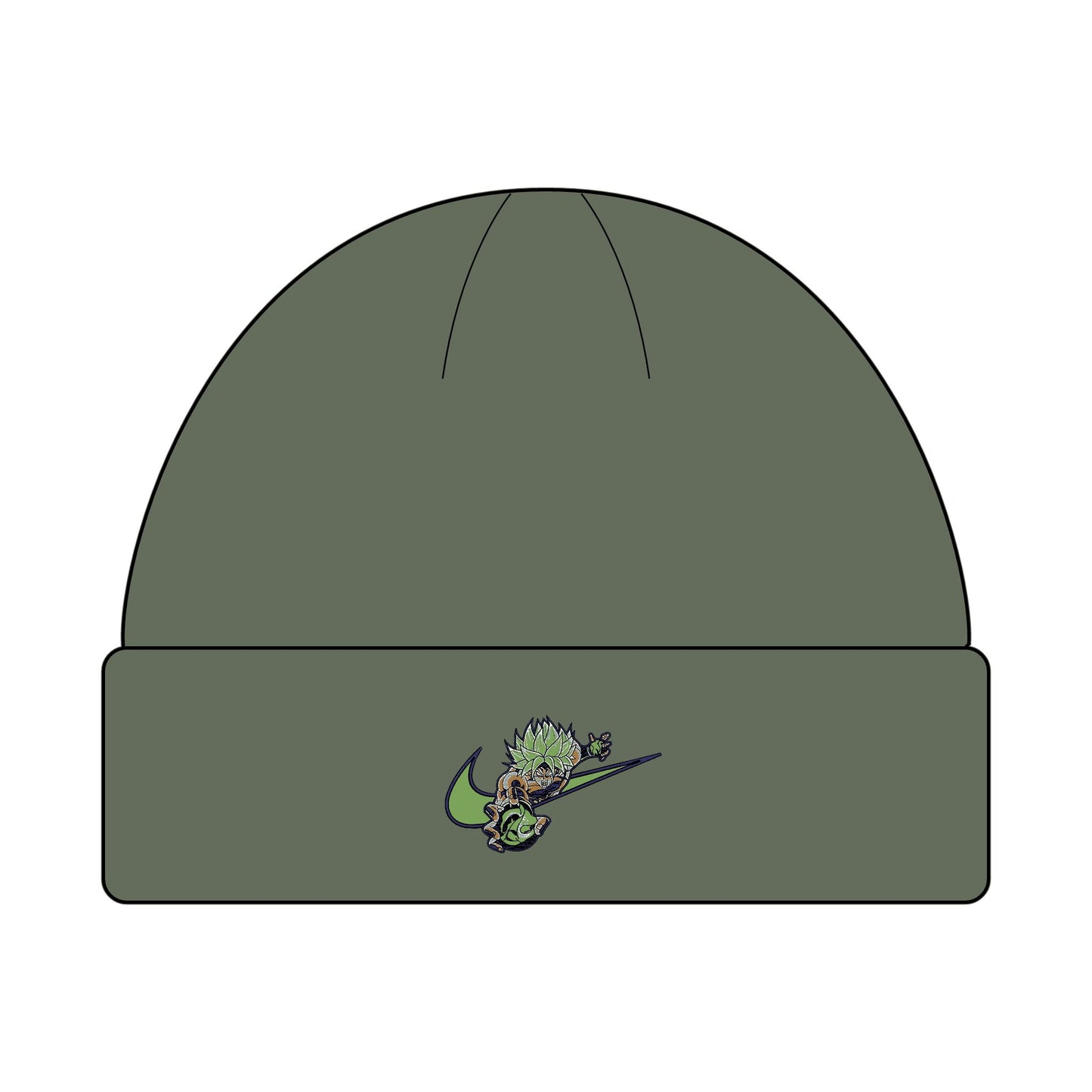 Broly Embroidered Cuff Beanie