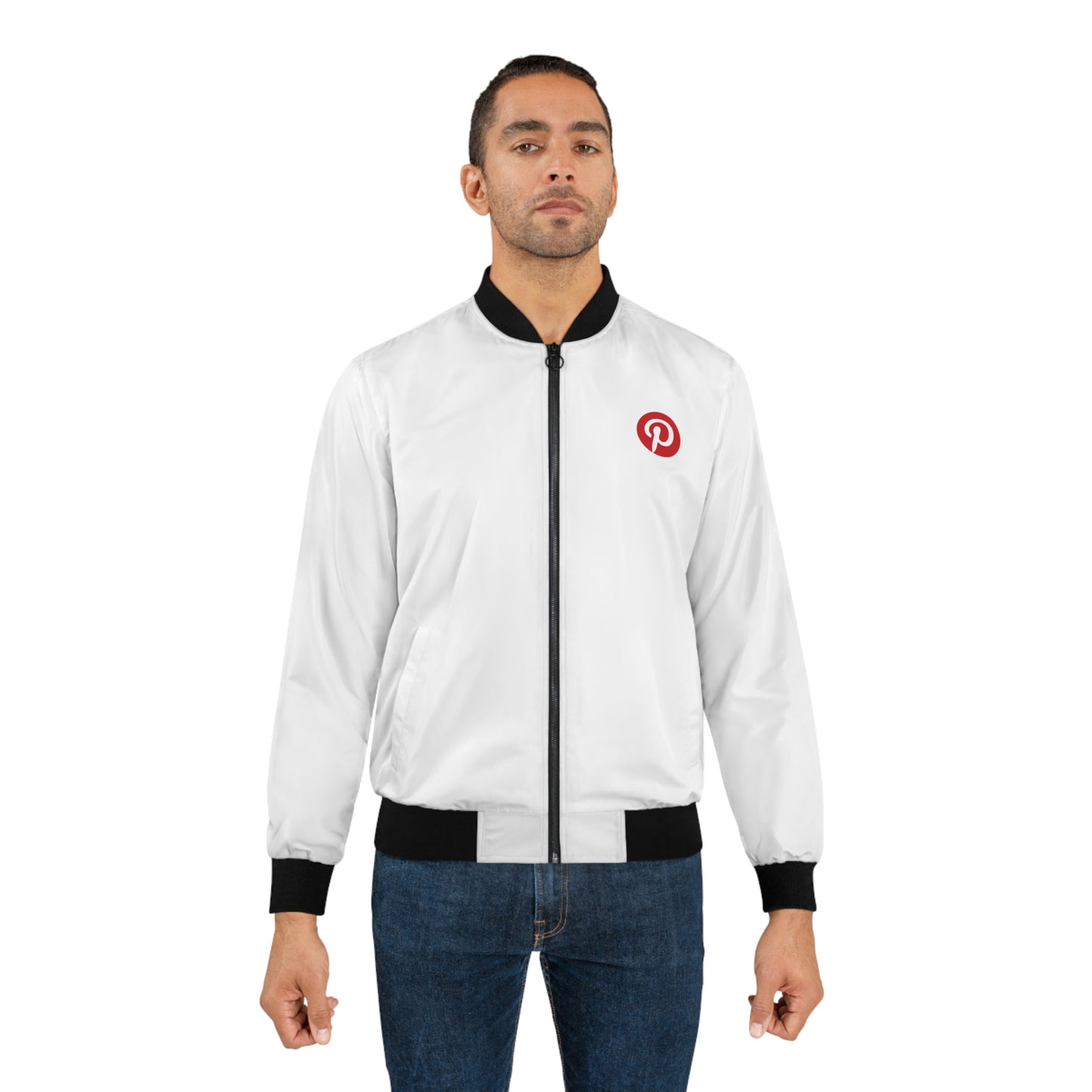 Pinterest Logo Men's Bomber Jacket