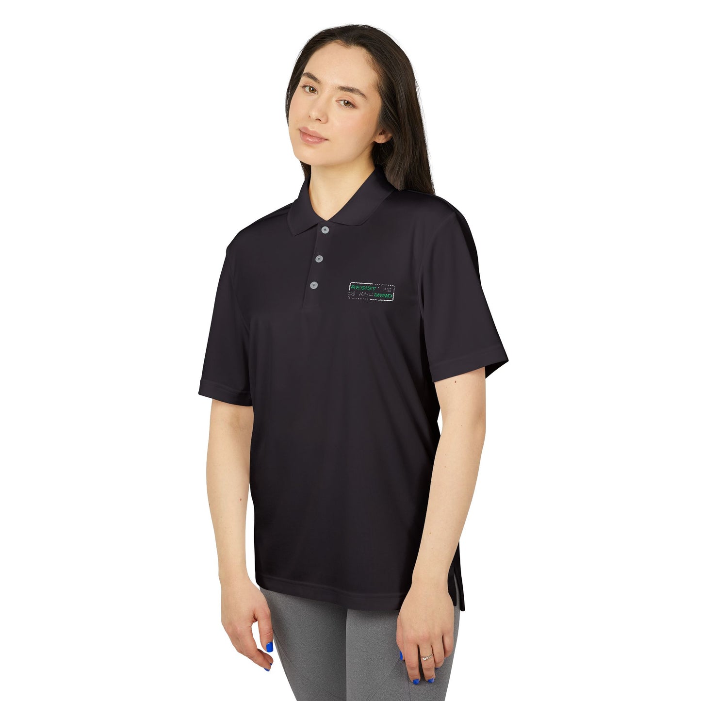Resist The Slave Mind Adidas Performance Polo