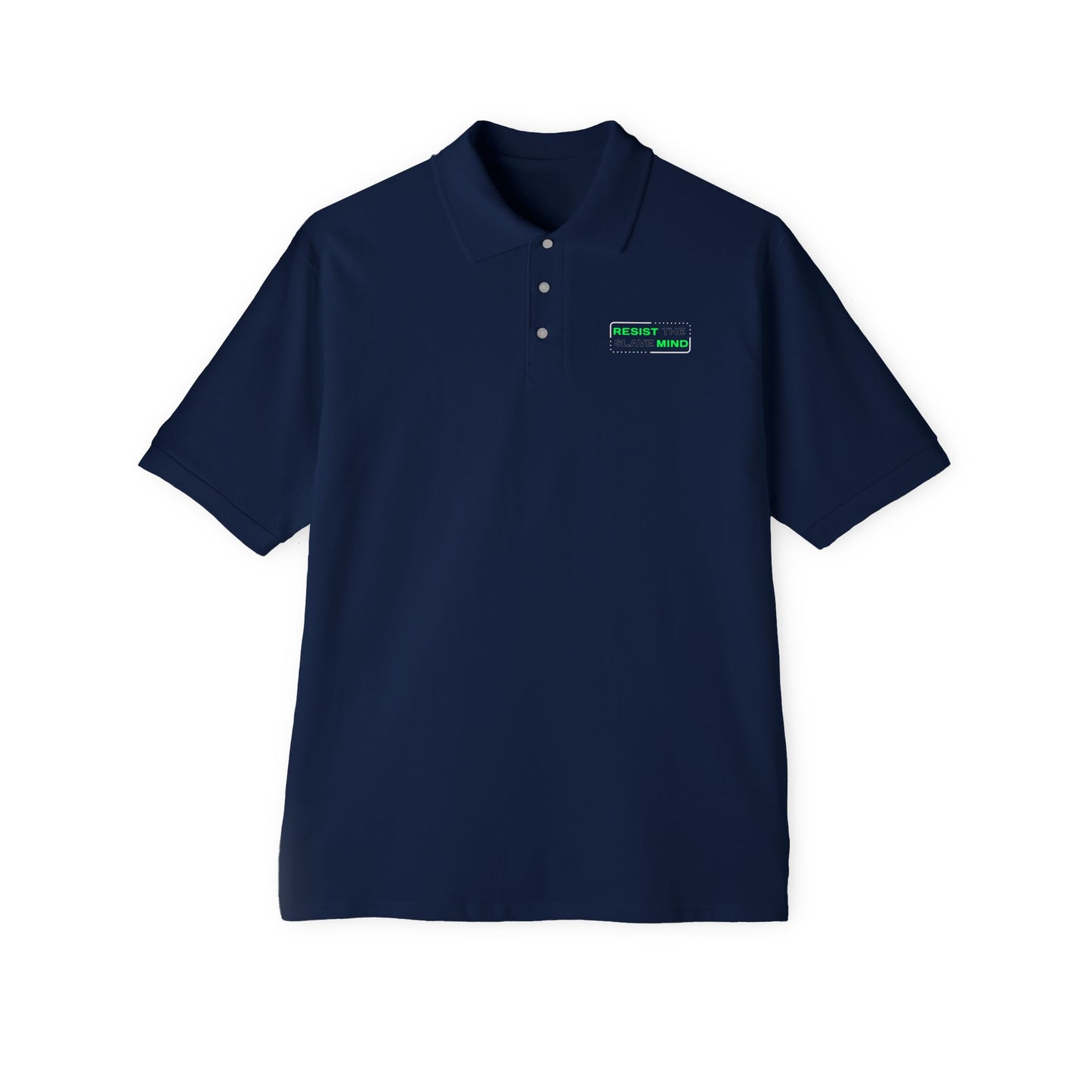 Resist The Slave Mind Polo Shirt