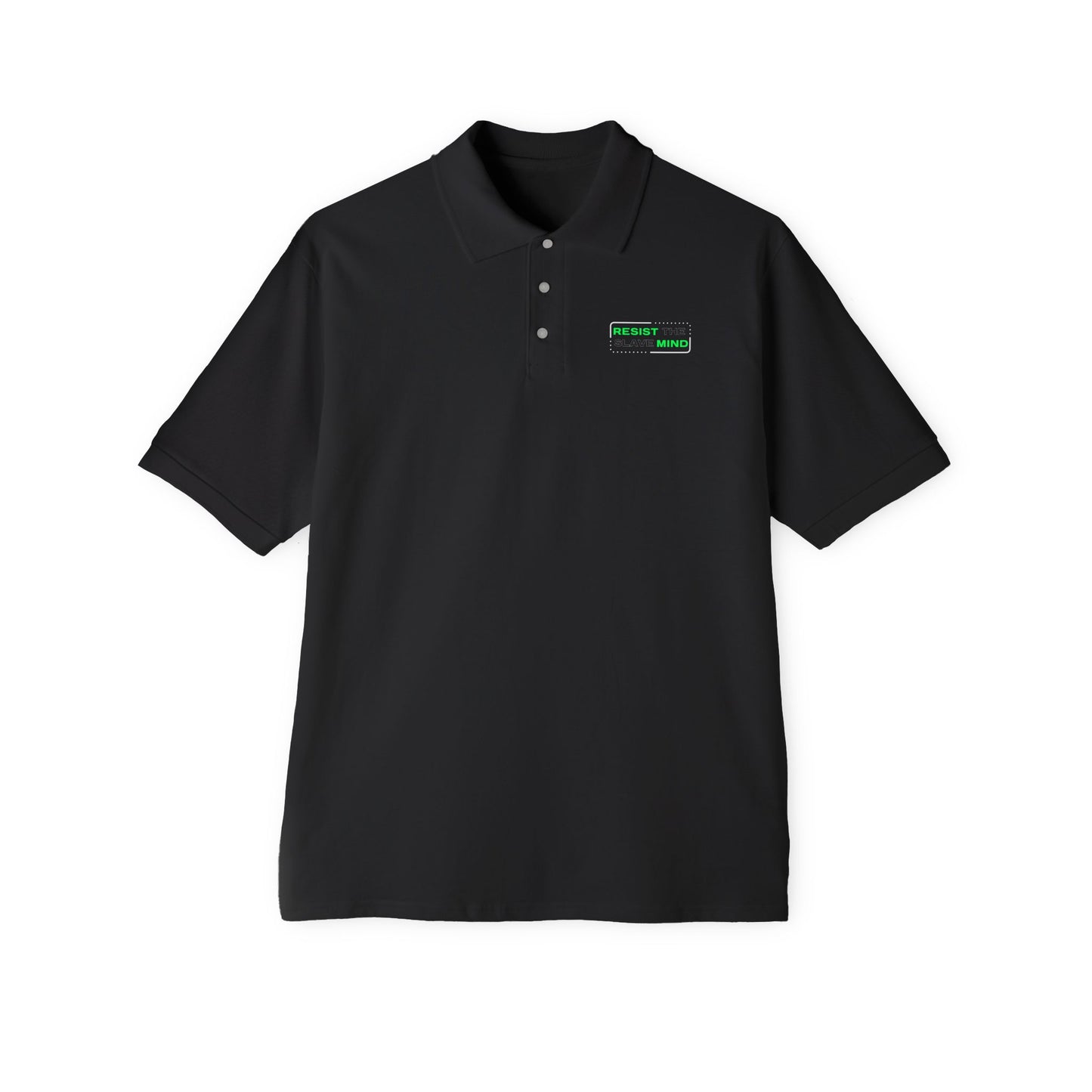 Resist The Slave Mind Polo Shirt