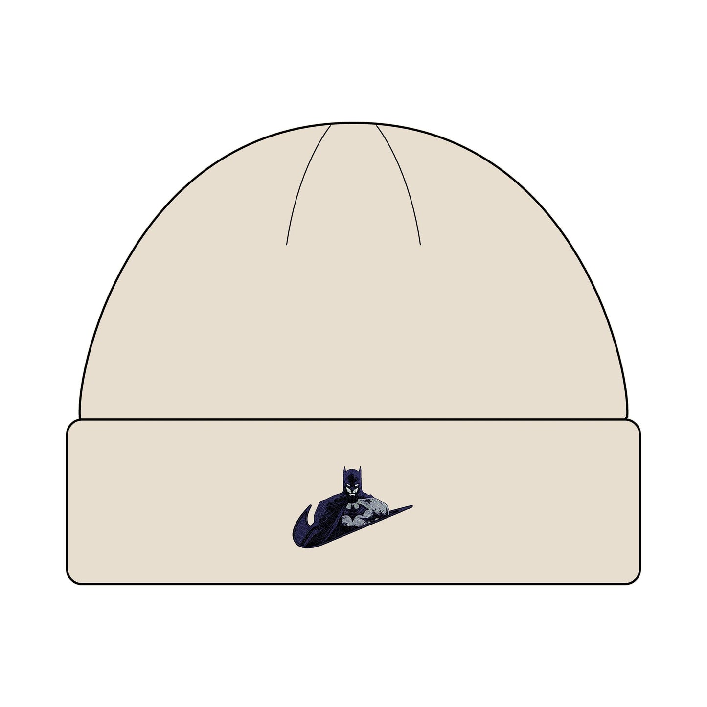 Batman Embroidered Cuff Beanie