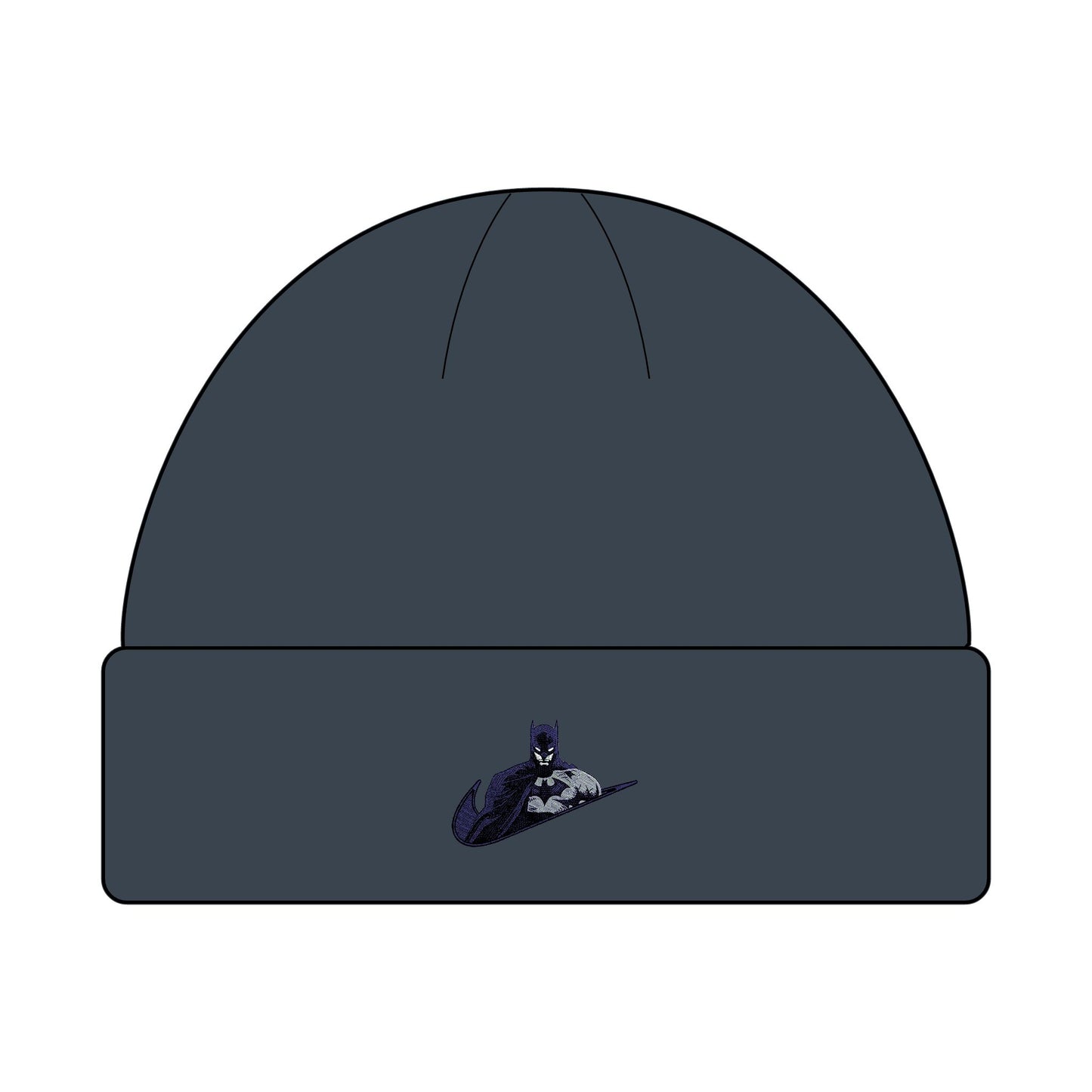 Batman Embroidered Cuff Beanie