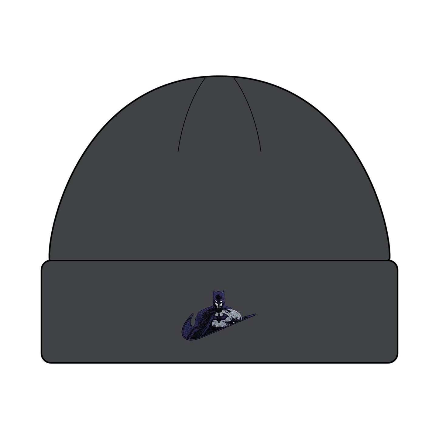 Batman Embroidered Cuff Beanie