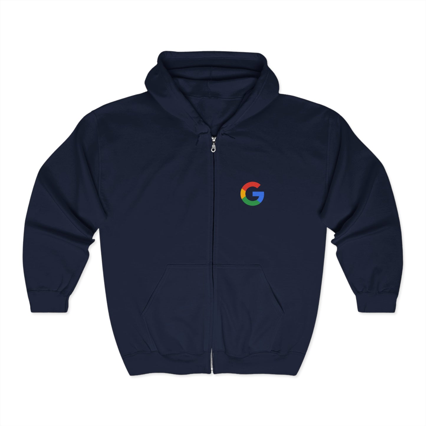 Google Adult Zip-Up Hoodie