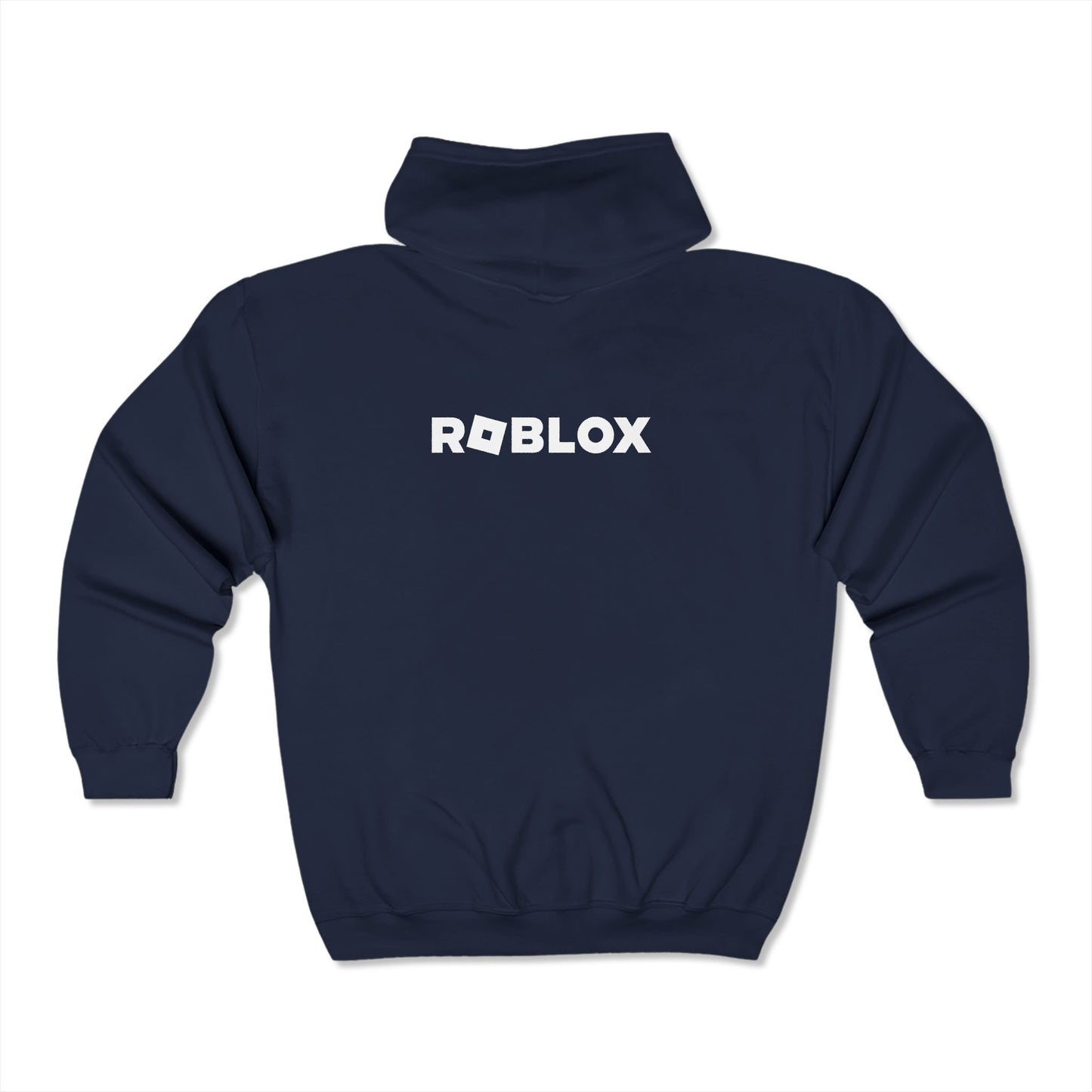 Roblox Logo Adult Zip-Up Hoodie