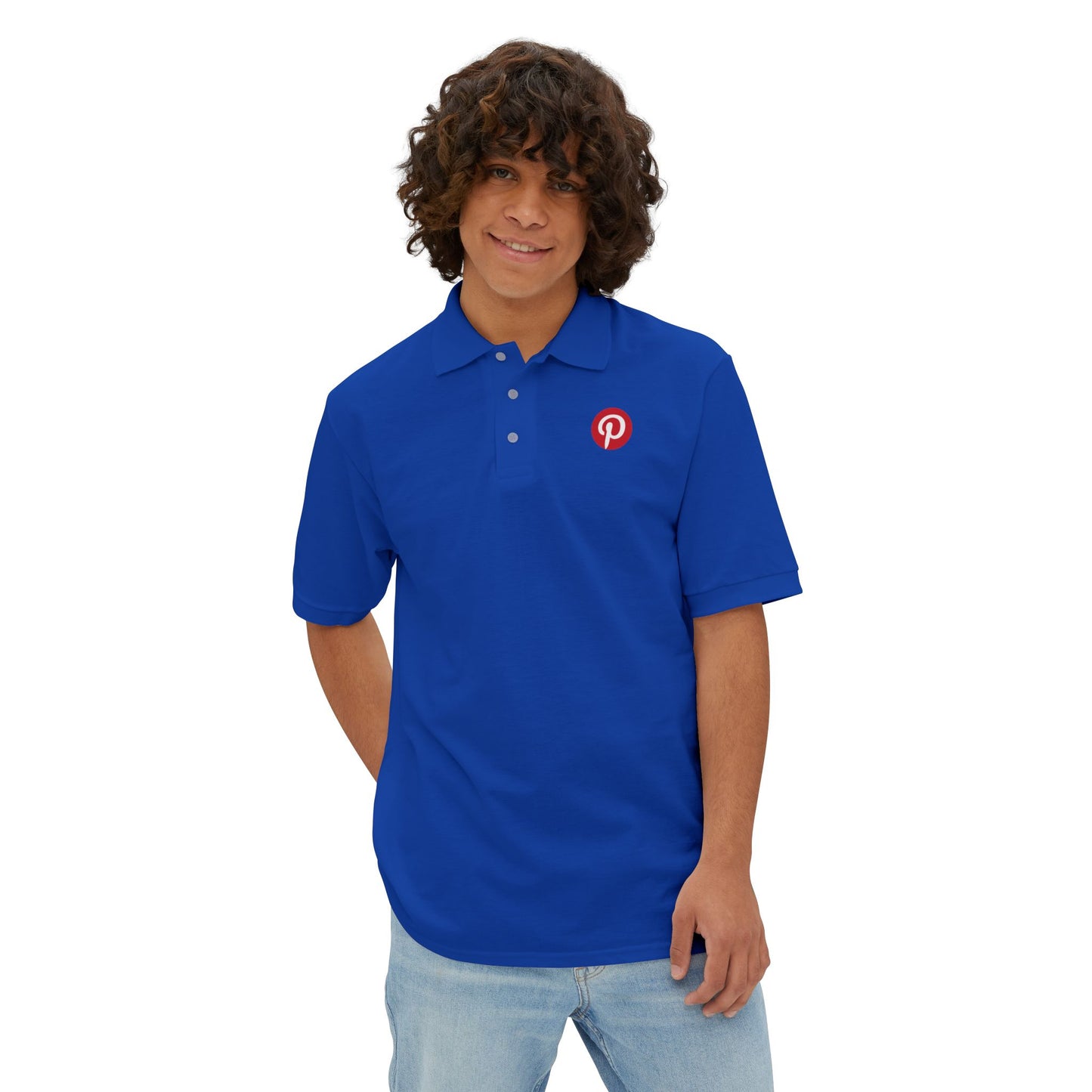 Pinterest Logo Polo Shirt