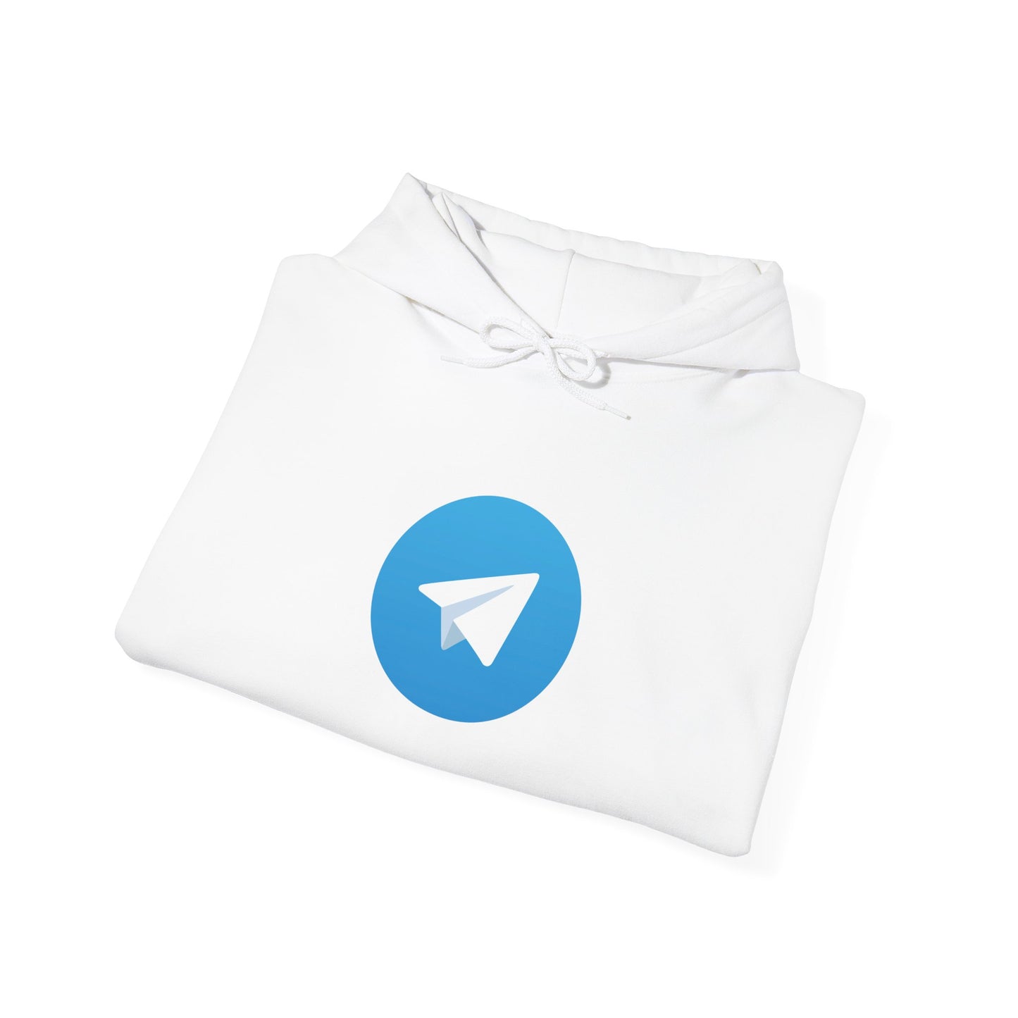 Telegram Logo Adult Hoodie
