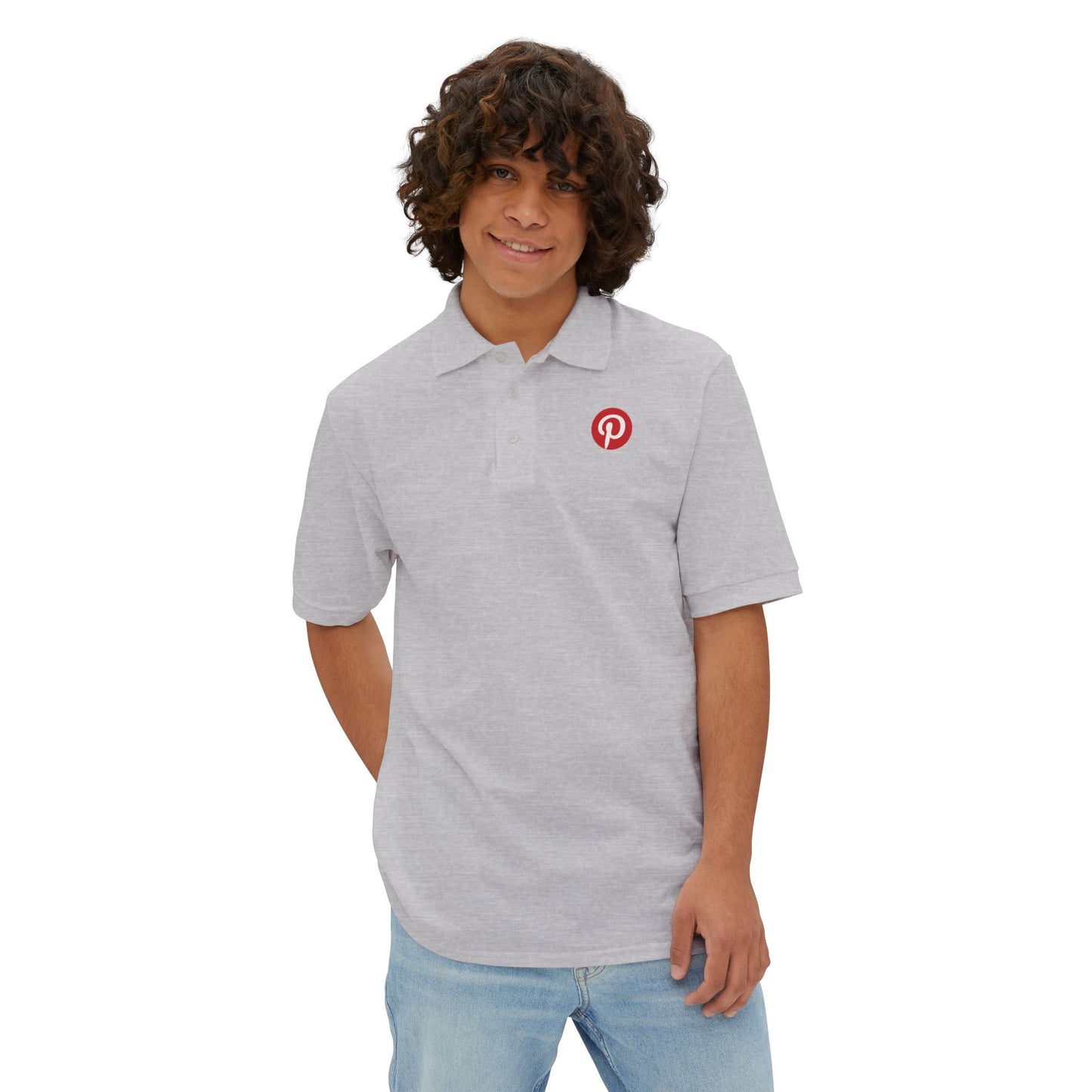 Pinterest Logo Polo Shirt