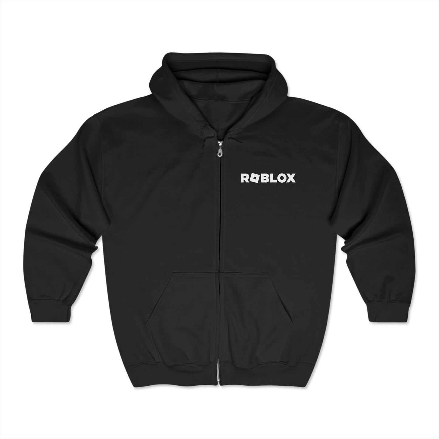 Roblox Logo Adult Zip-Up Hoodie