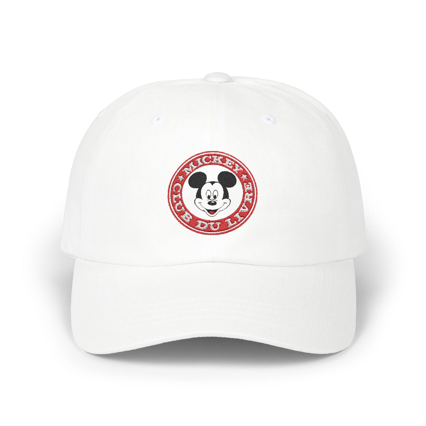 Mickey Club Embroidered Logo Cap