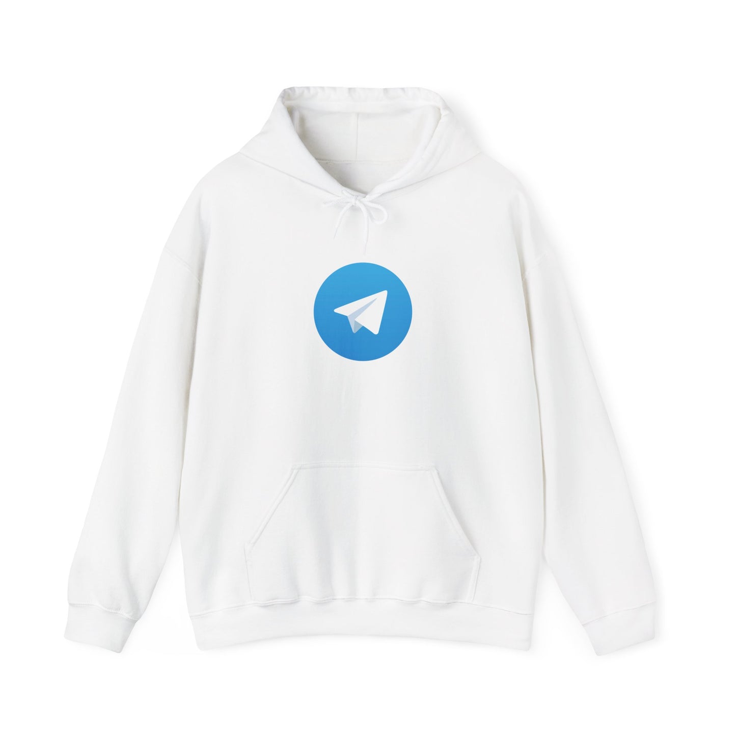 Telegram Logo Adult Hoodie
