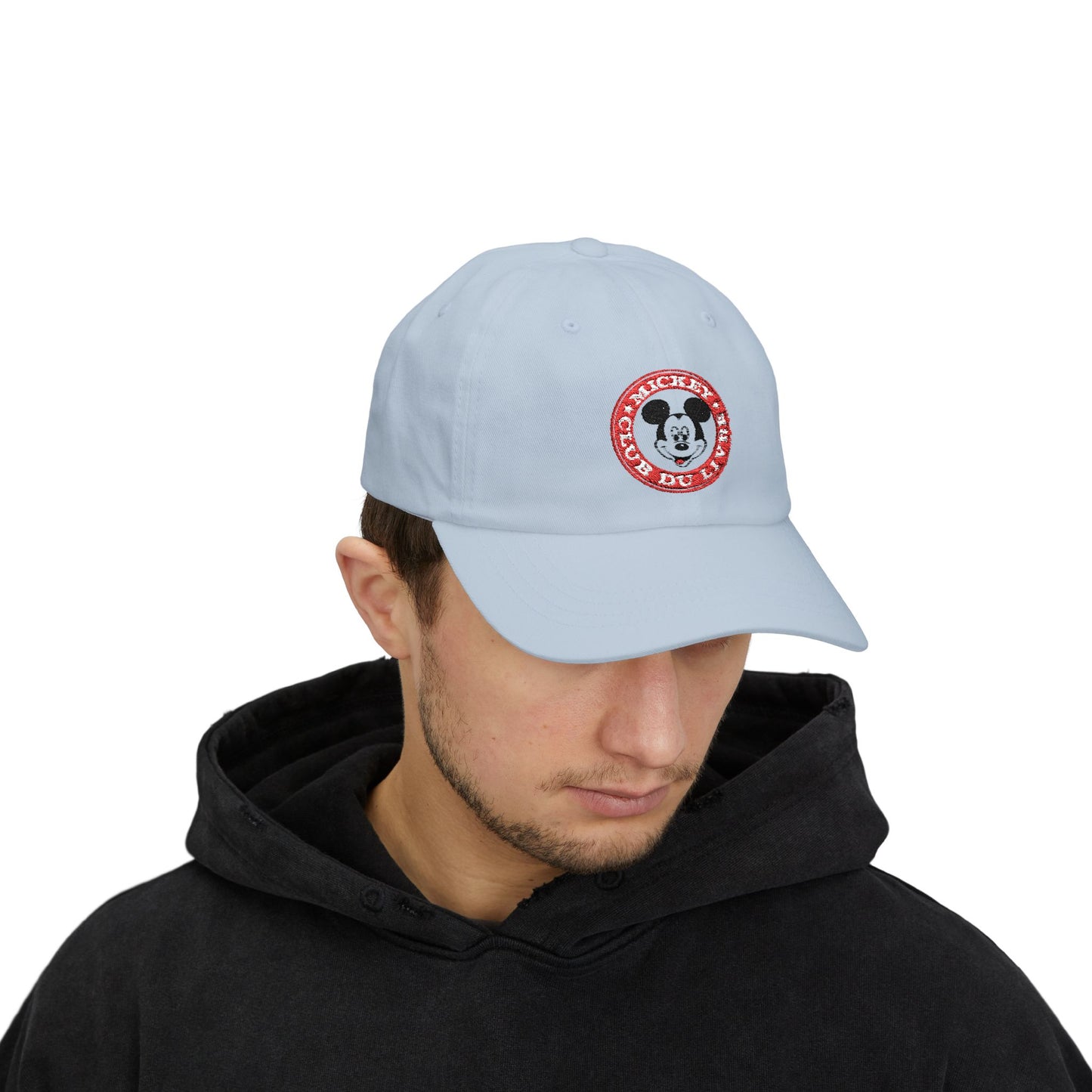Mickey Club Embroidered Logo Cap