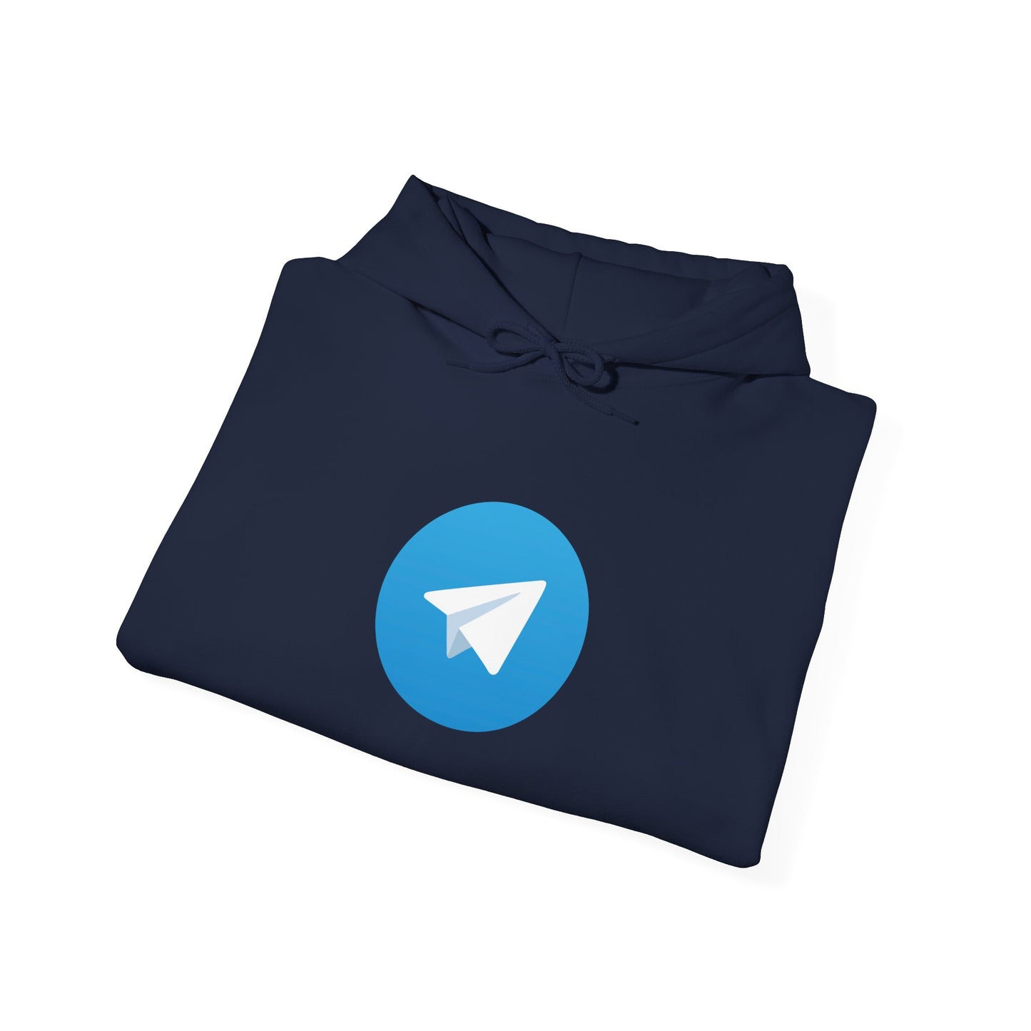 Telegram Logo Adult Hoodie