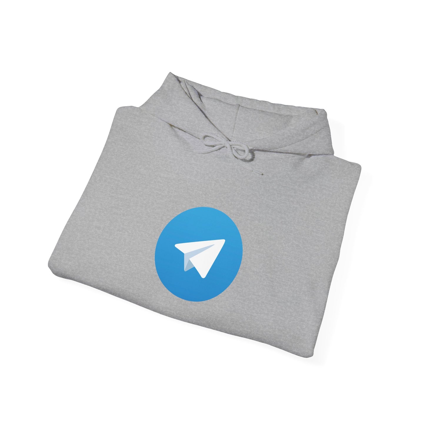 Telegram Logo Adult Hoodie