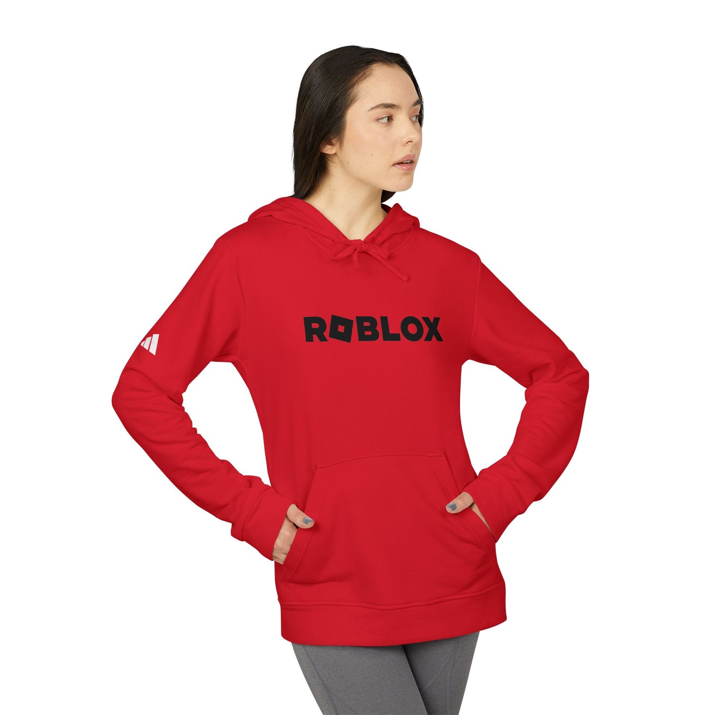 Roblox Logo Adidas Adult Hoodie