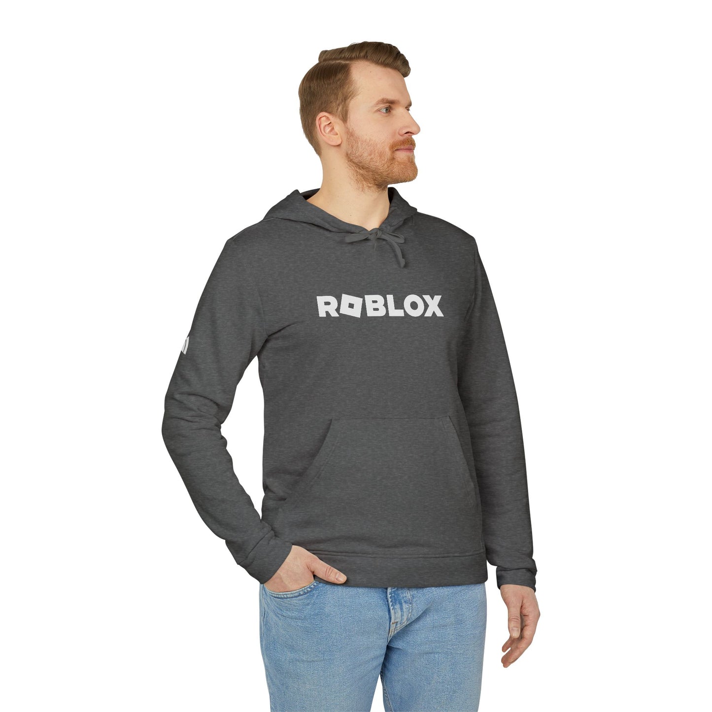 Roblox Logo Adidas Adult Hoodie