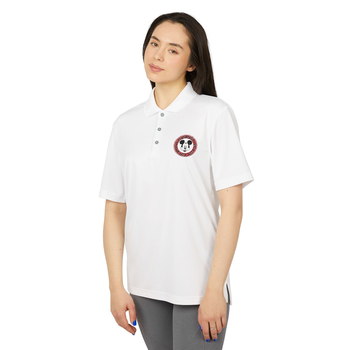 Mickey Club Adidas Embroidered Polo