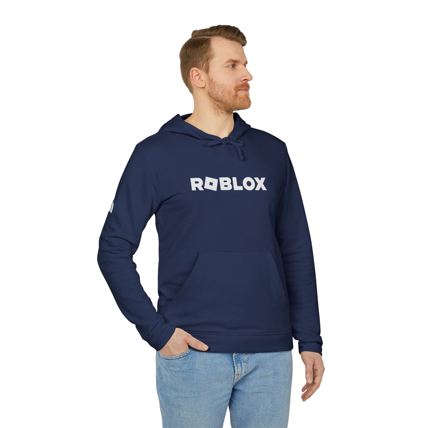 Roblox Logo Adidas Adult Hoodie