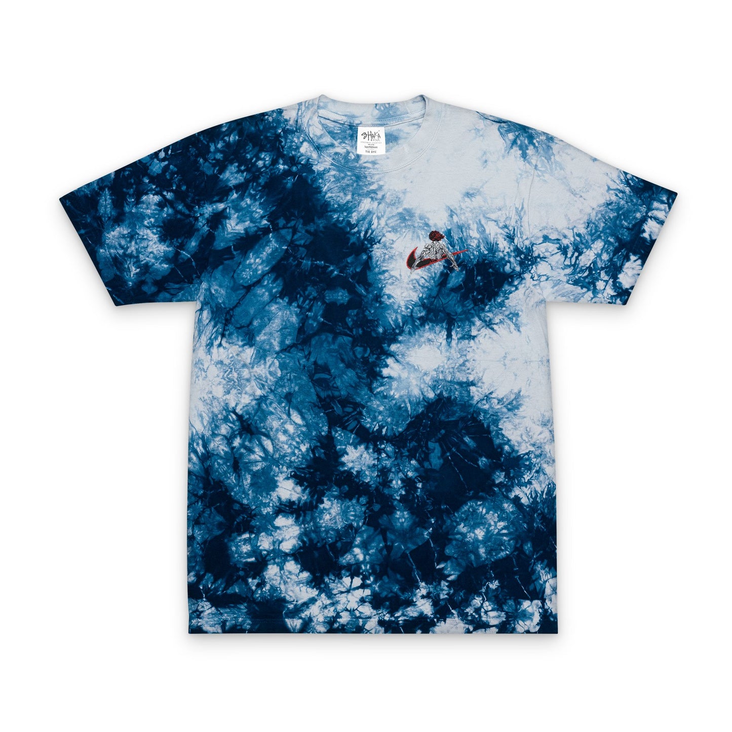 Youjiro Hanma Embroidered Oversized Tie-Dye T-Shirt