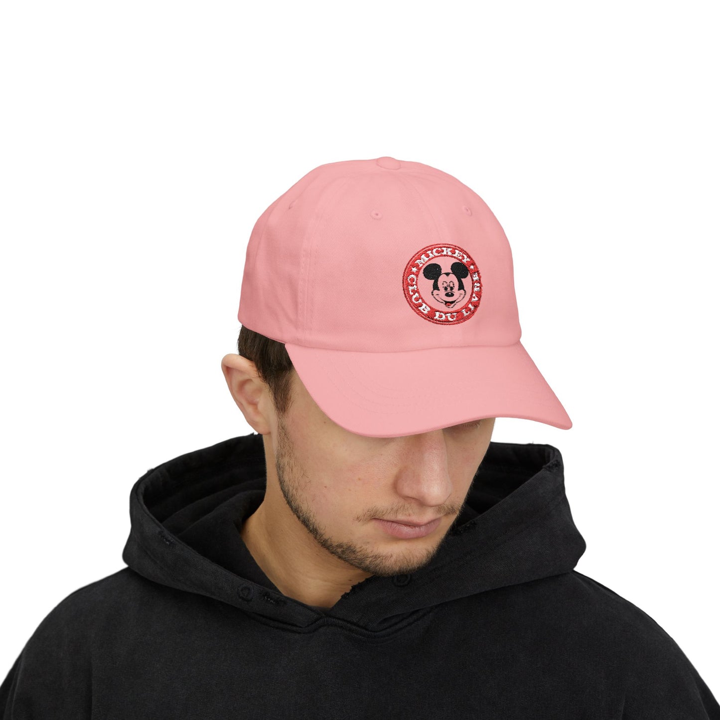 Mickey Club Embroidered Logo Cap