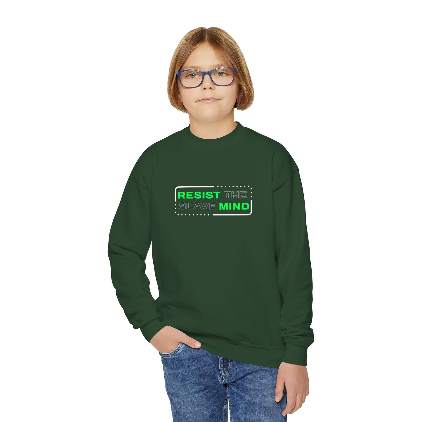 Resist The Slave Mind Youth Sweatshirt