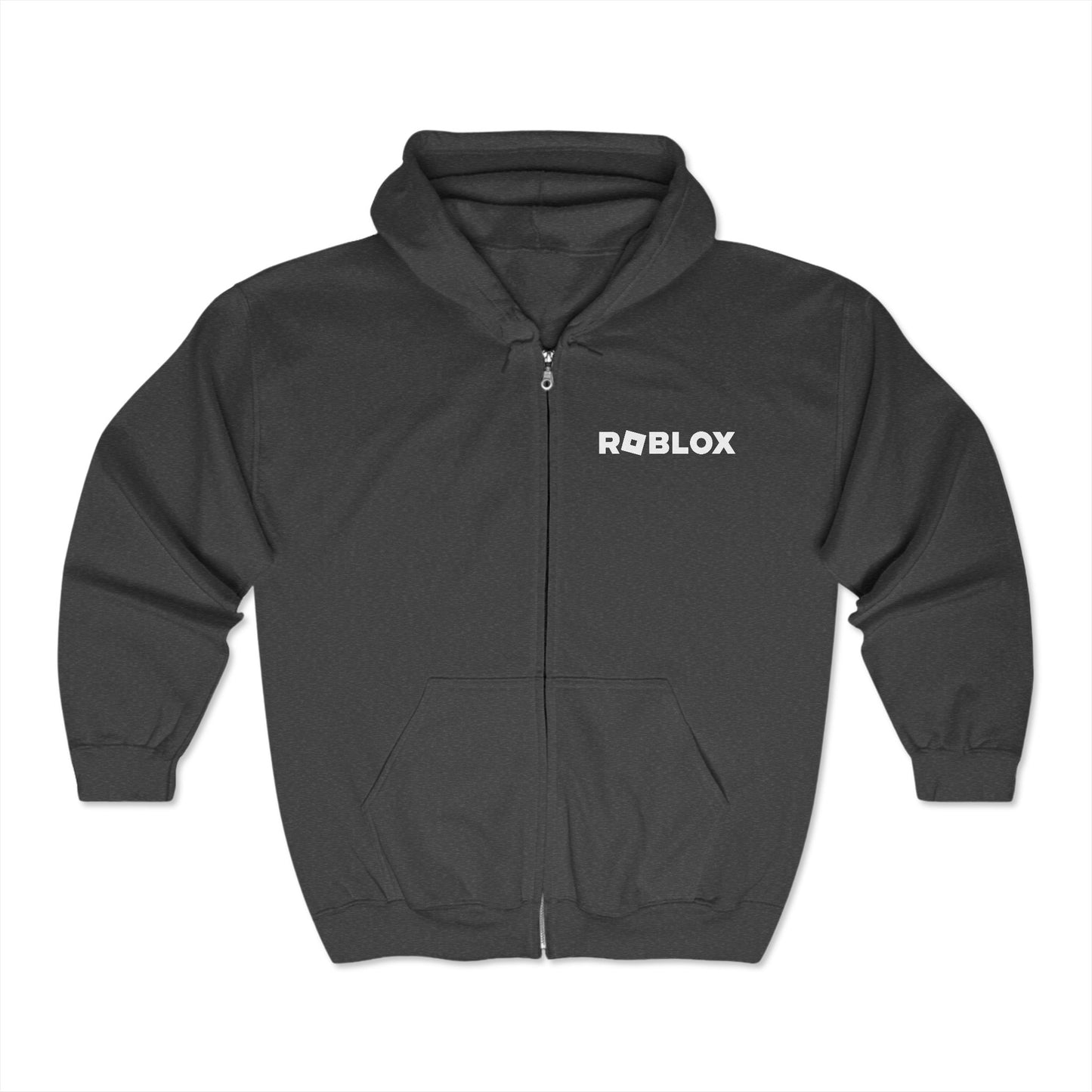 Roblox Logo Adult Zip-Up Hoodie