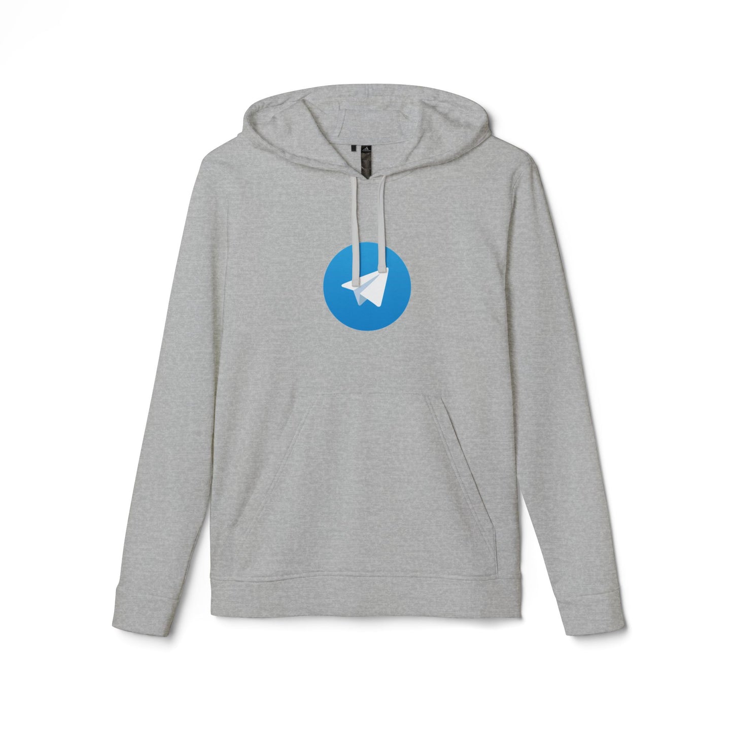 Telegram Logo Adidas Adult Hoodie