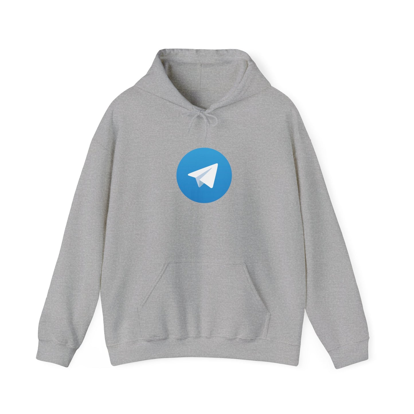Telegram Logo Adult Hoodie