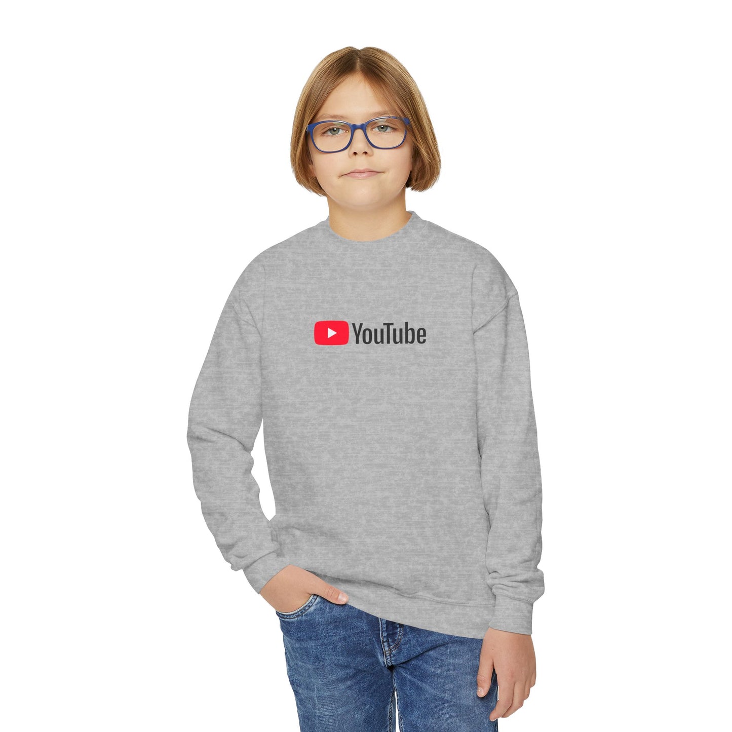 YouTube Logo Youth Sweatshirt