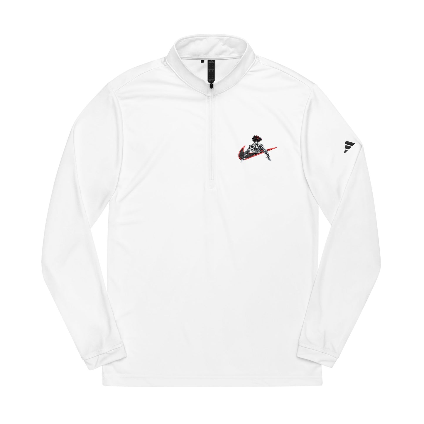 Youjiro Hanma Embroidered Quarter-Zip Pullover