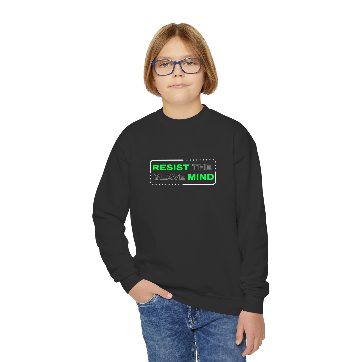 Resist The Slave Mind Youth Sweatshirt