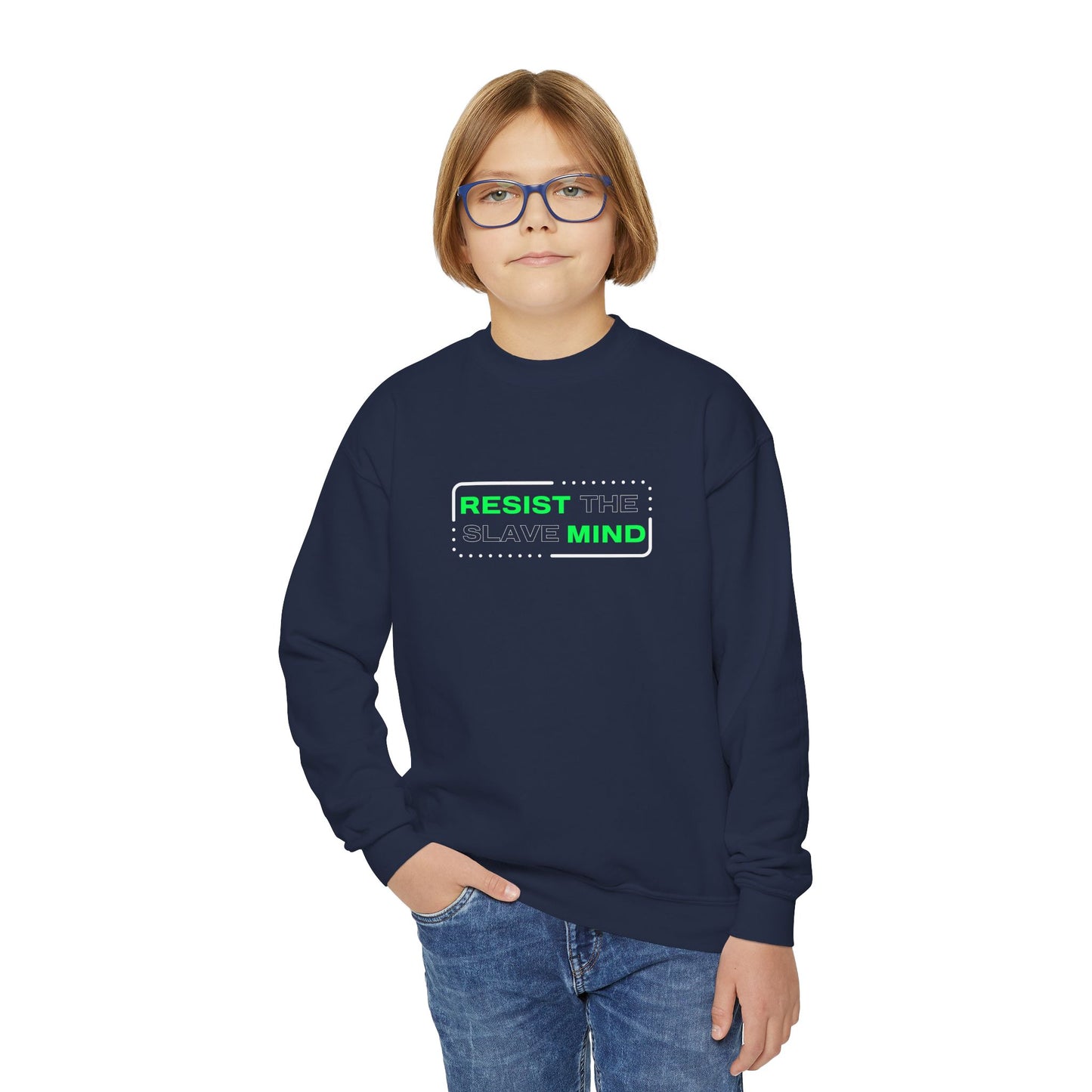Resist The Slave Mind Youth Sweatshirt