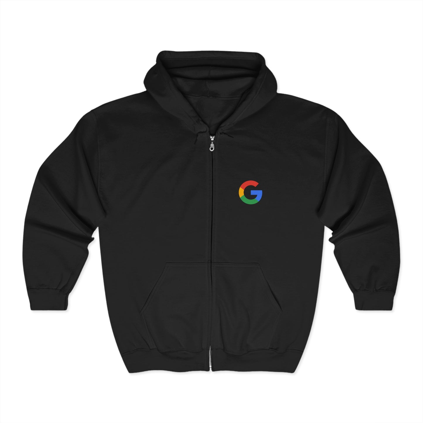Google Adult Zip-Up Hoodie