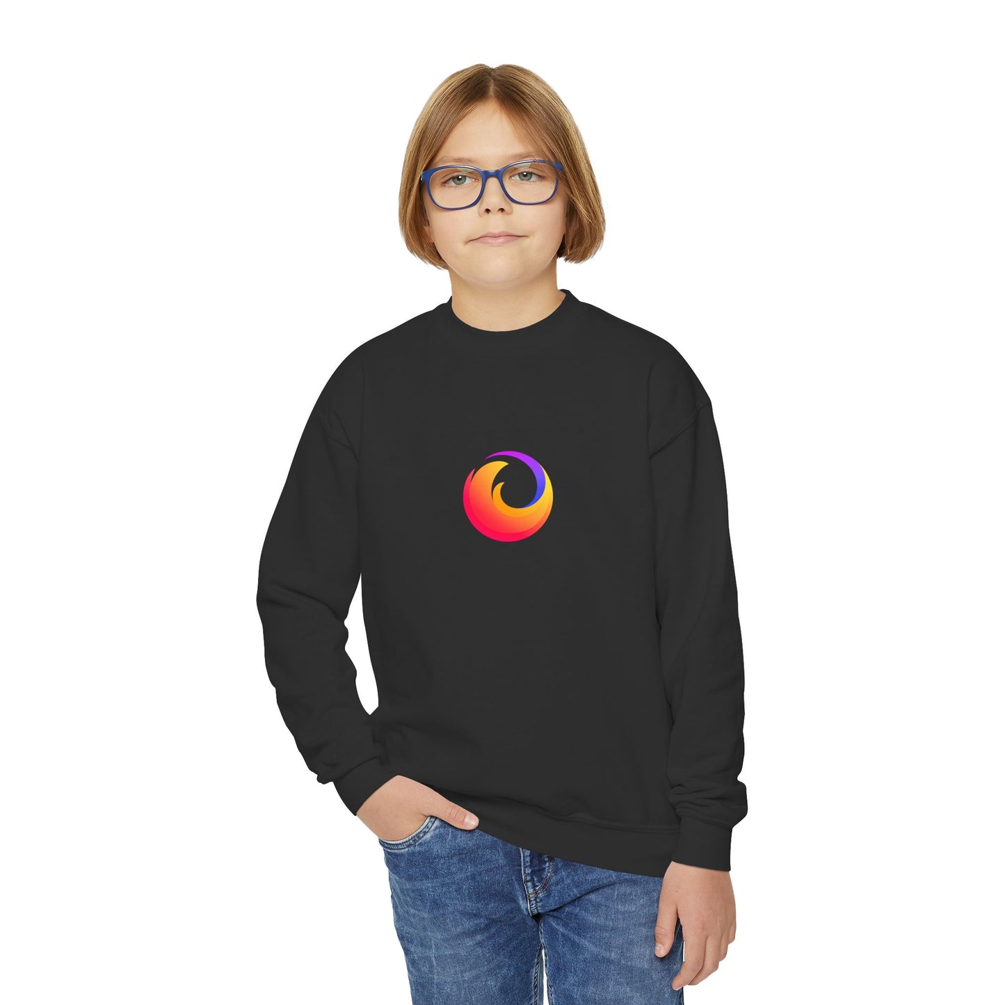 Firefox Logo Youth Sweatshirt