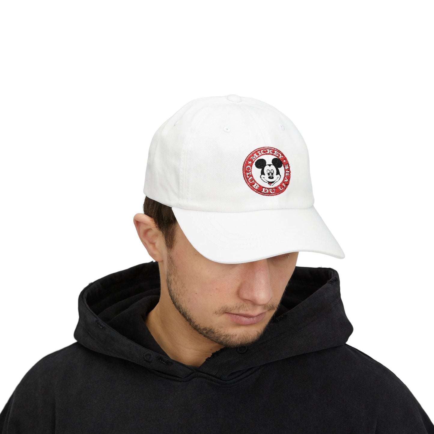 Mickey Club Embroidered Logo Cap