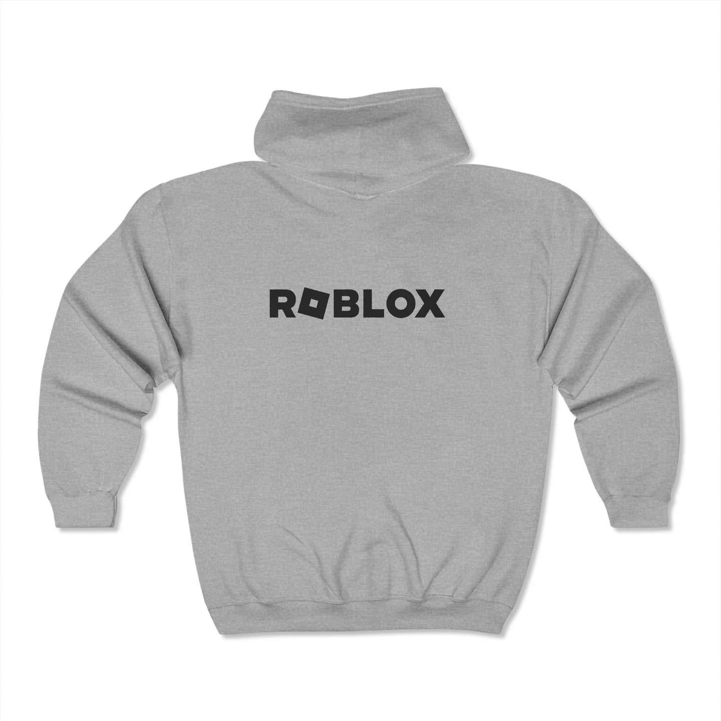 Roblox Logo Adult Zip-Up Hoodie