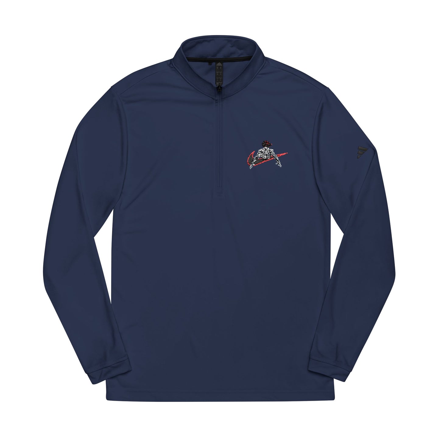 Youjiro Hanma Embroidered Quarter-Zip Pullover