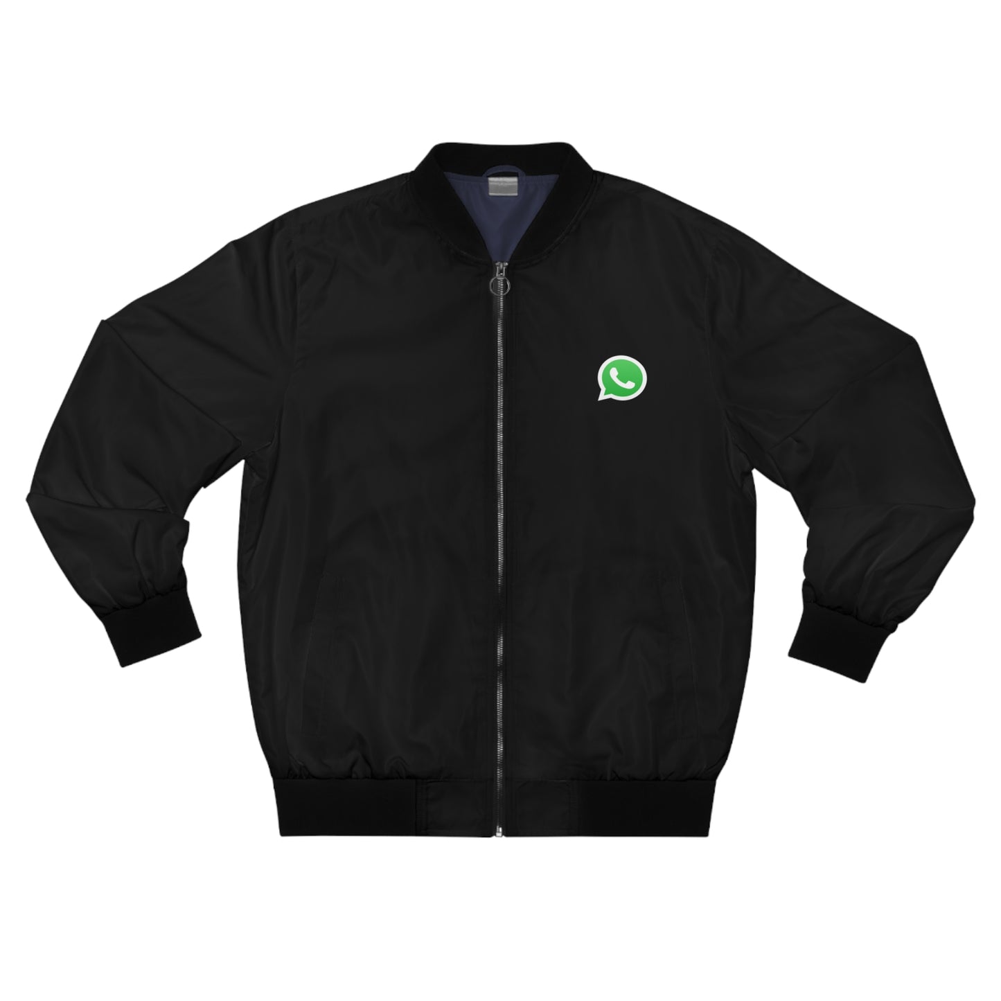 WhatsApp Logo Men's Bomber Jacket