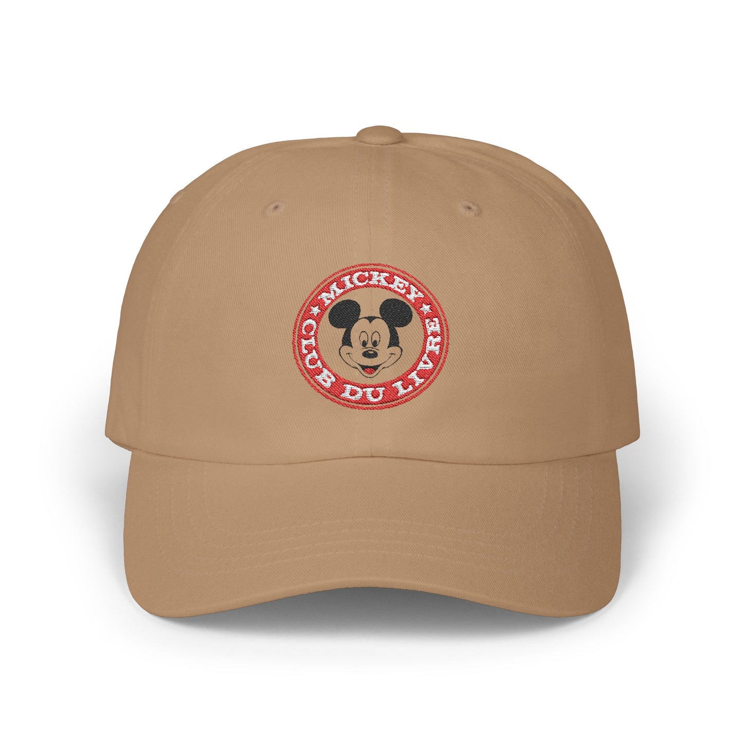 Mickey Club Embroidered Logo Cap