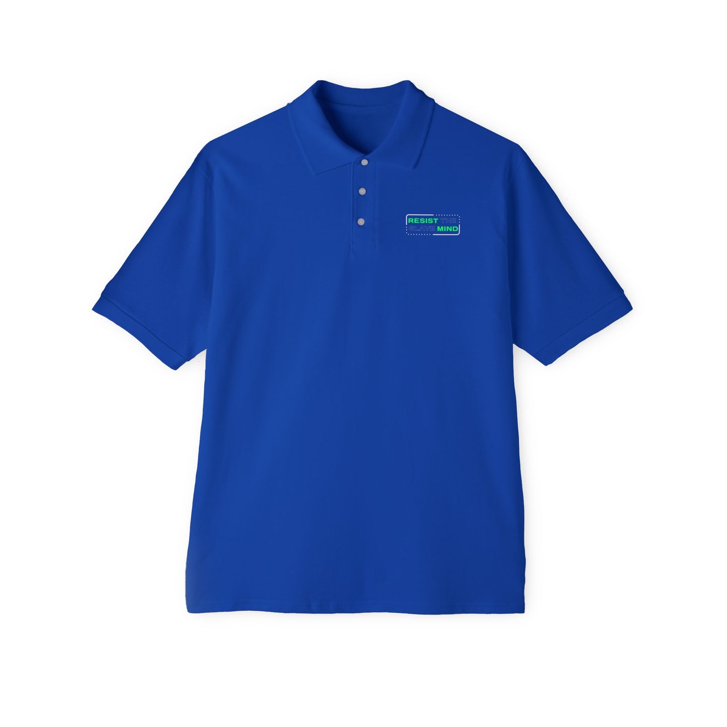 Resist The Slave Mind Polo Shirt