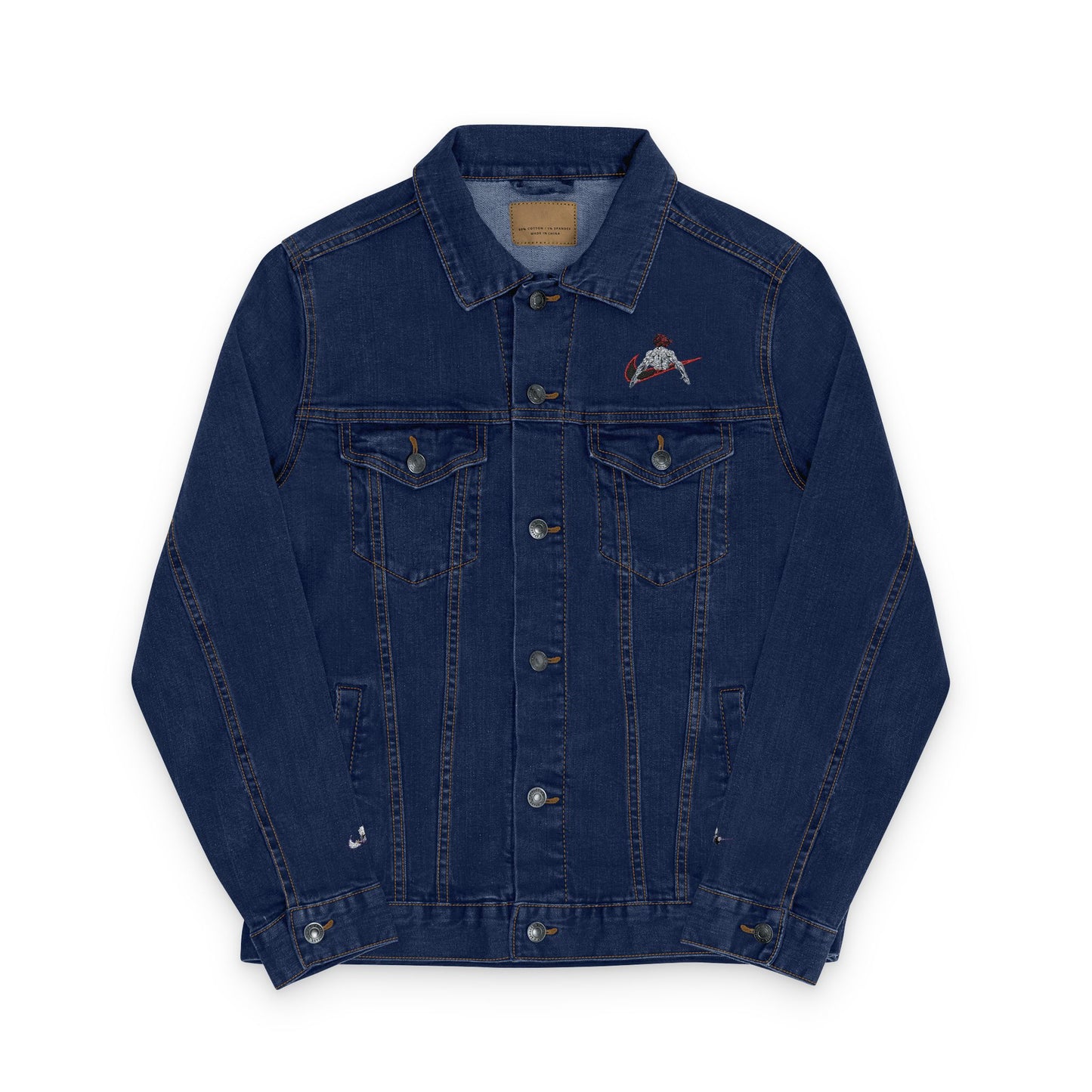 Youjiro Hanma Embroidered Denim Jacket