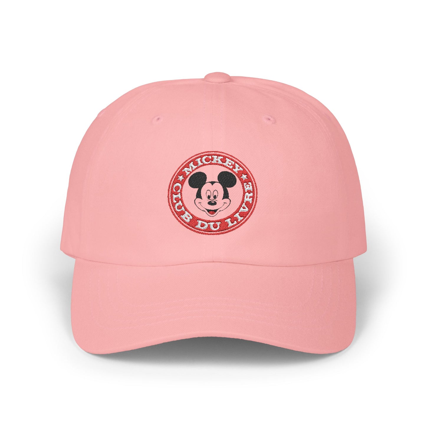 Mickey Club Embroidered Logo Cap