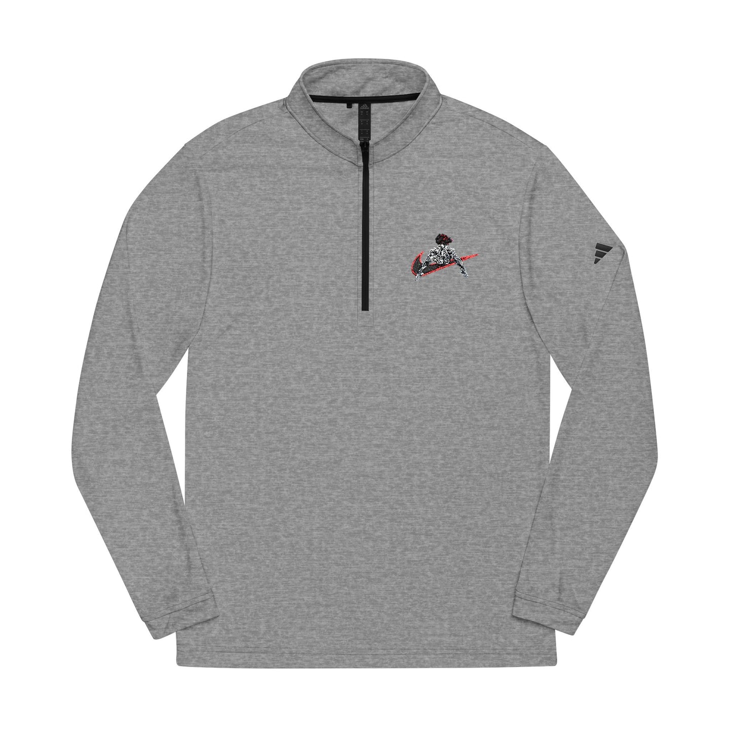 Youjiro Hanma Embroidered Quarter-Zip Pullover