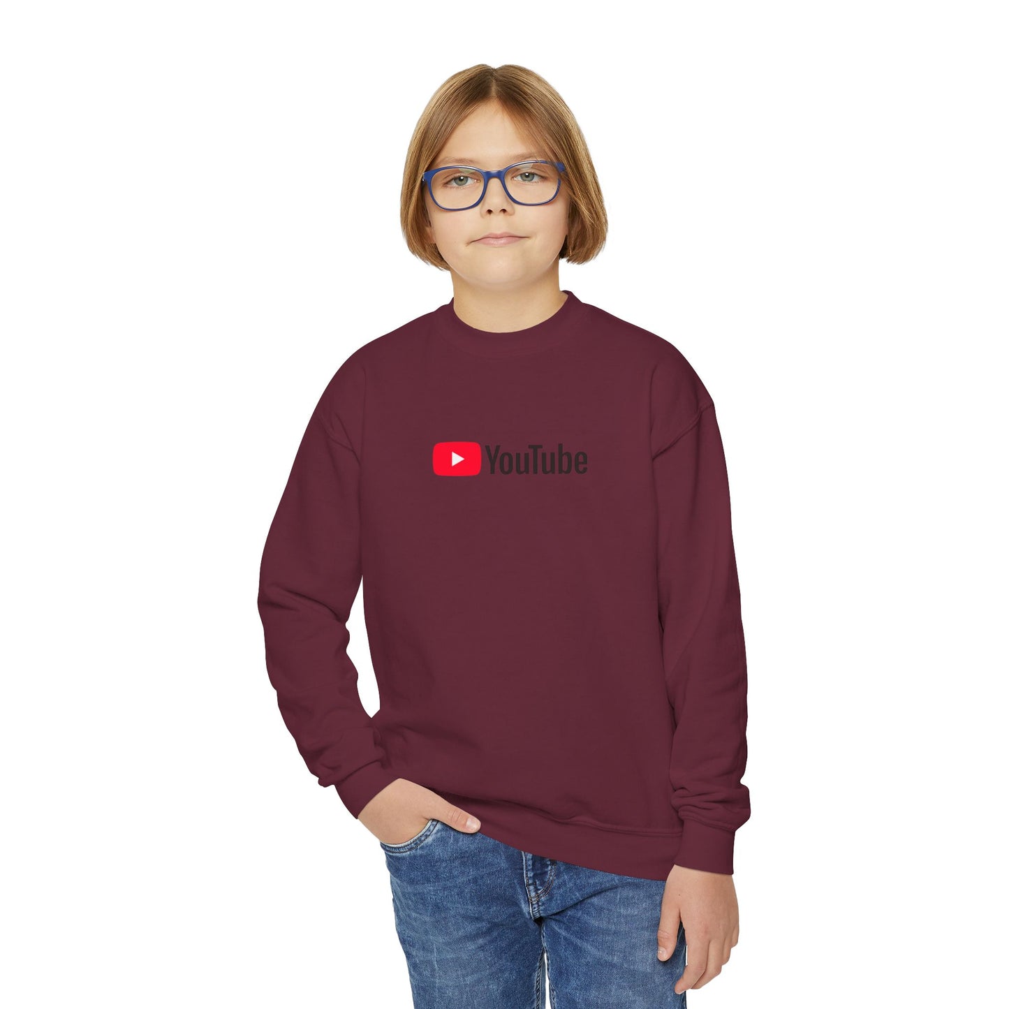 YouTube Logo Youth Sweatshirt