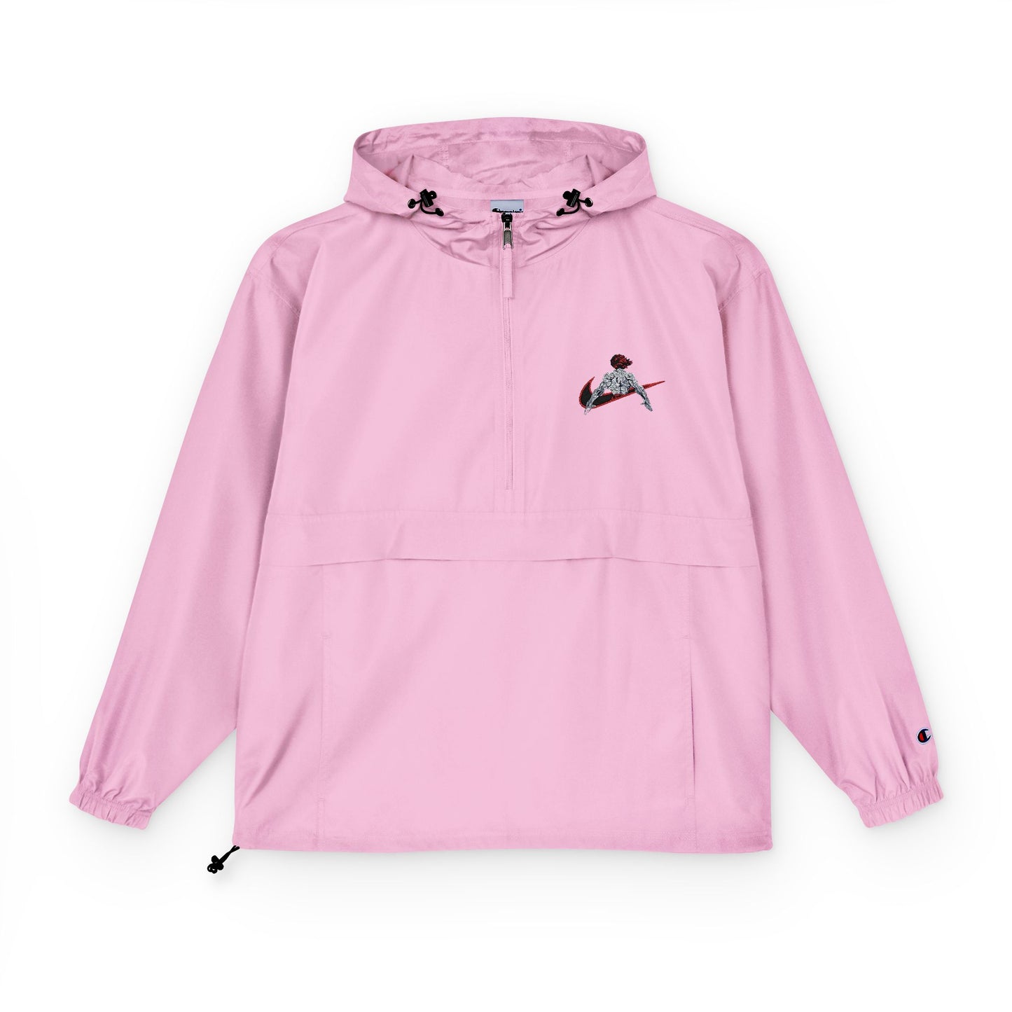 Youjiro Hanma Embroidered Champion Packable Anorak Jacket