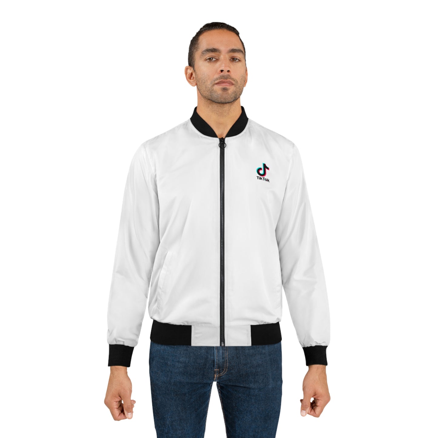 TikTok Logo Men's Bomber Jacket