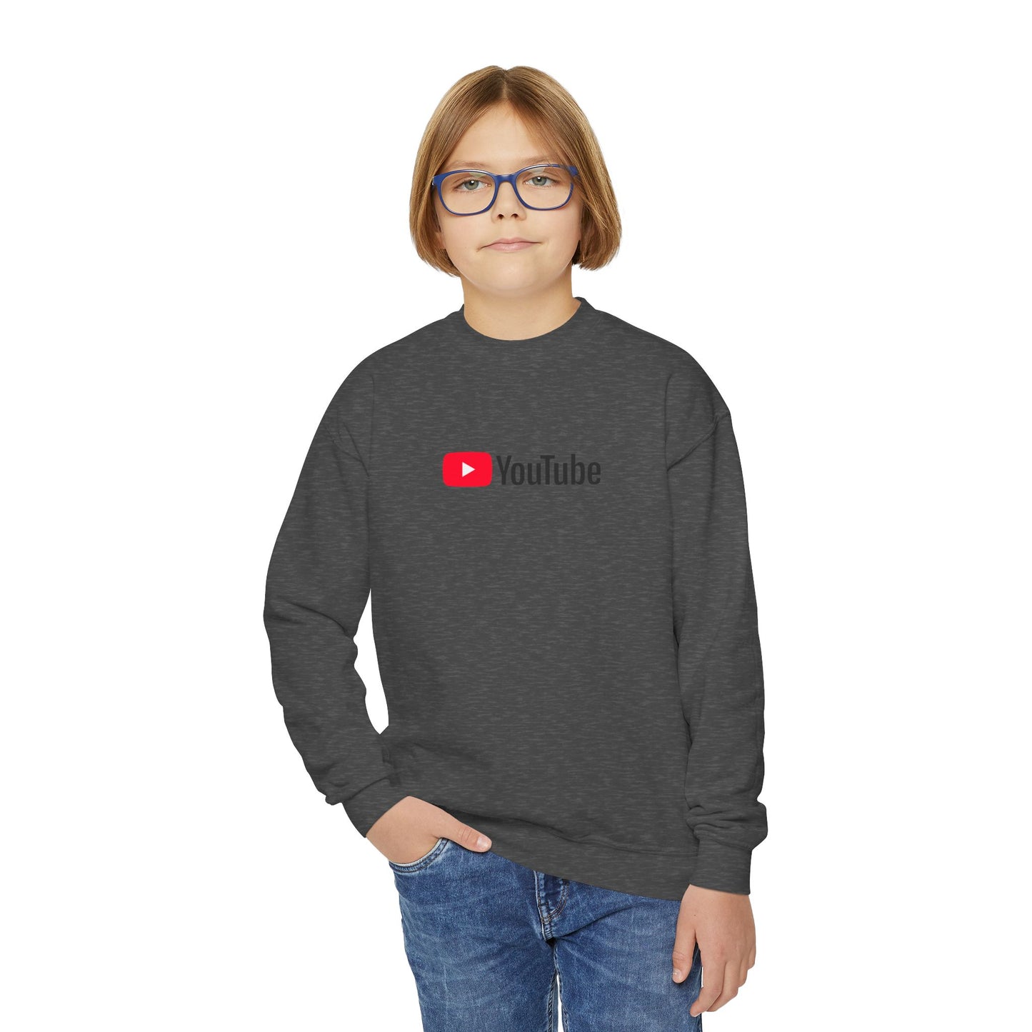 YouTube Logo Youth Sweatshirt