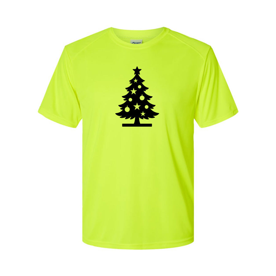 Men's Christmas Tree Polyester T-Shirt
